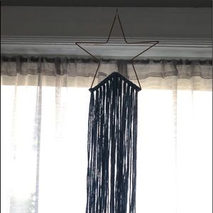 Chic hanging fringe room decor!